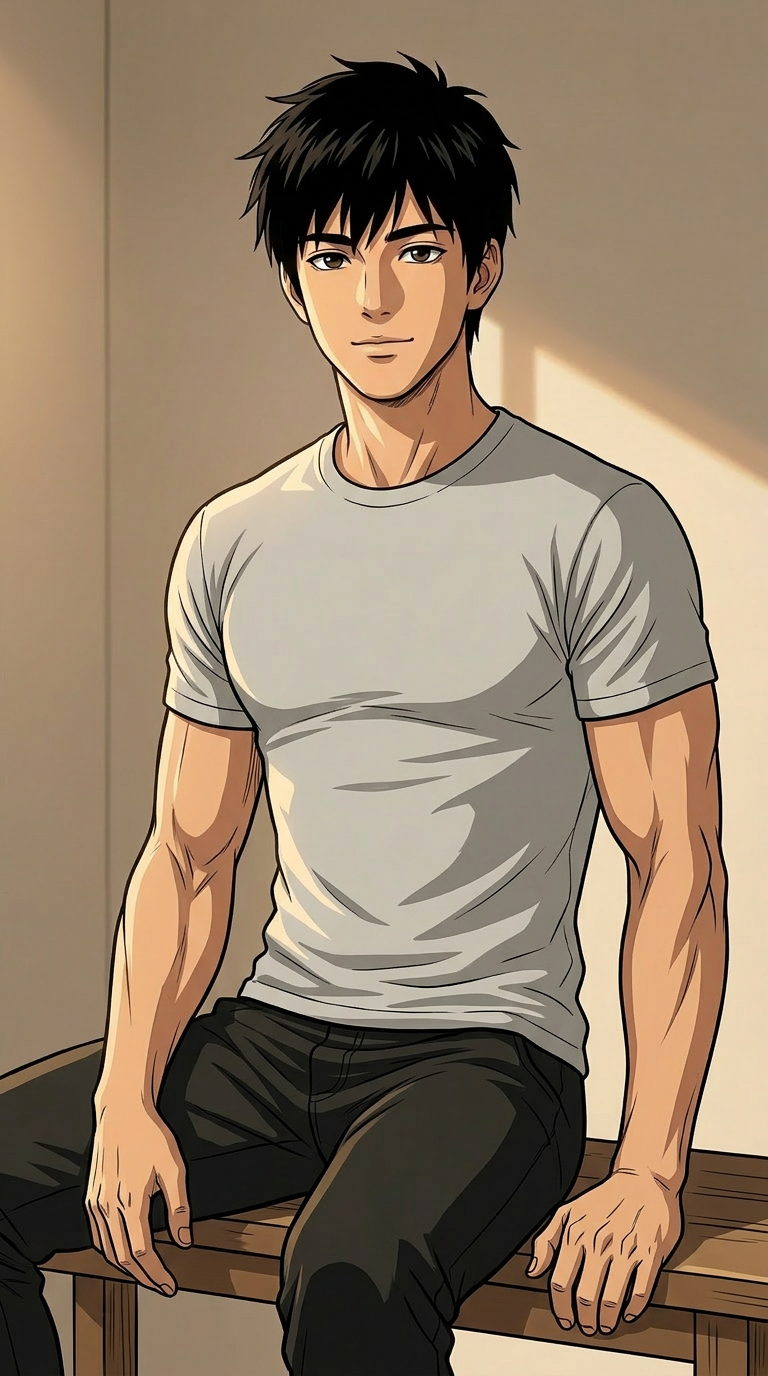 Kai, the manga protagonist of Level Up